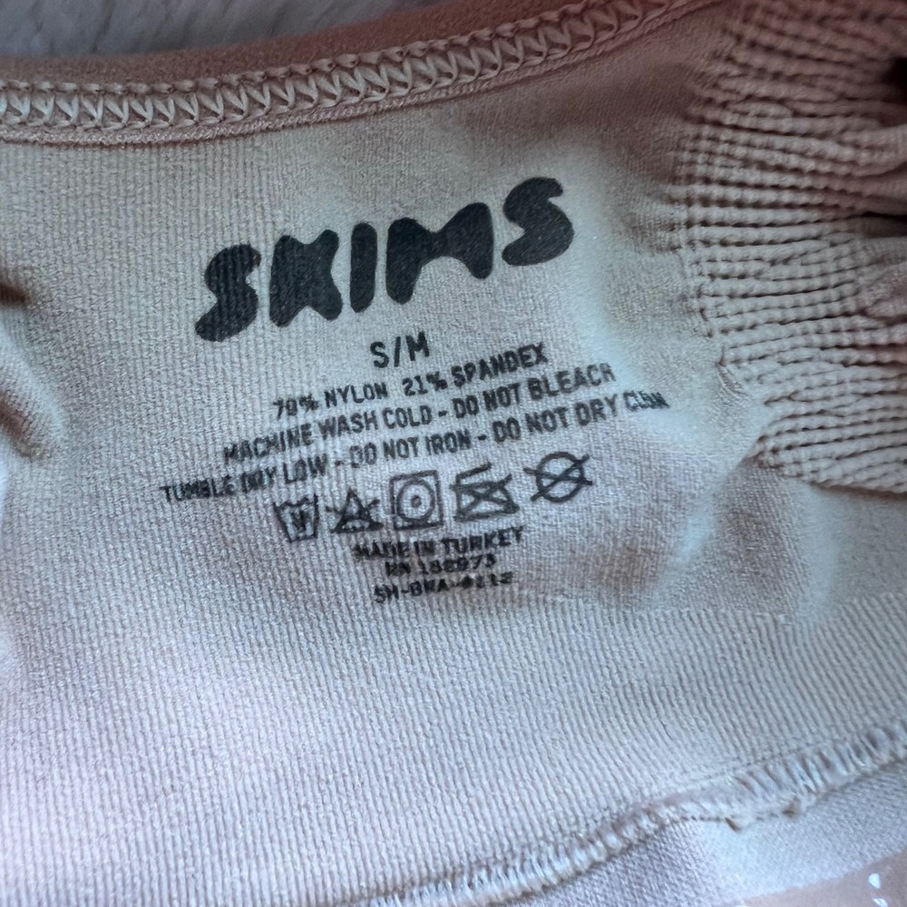 SKIMS Sculpting Bra Ochre Seamless Bralette SH-BRA-0112 Womens Size S/M NWOT - Picture 7 of 8
